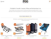 Tablet Screenshot of premieroutdoorgear.com